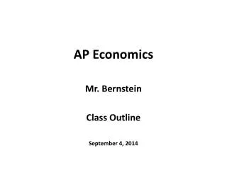 AP Economics