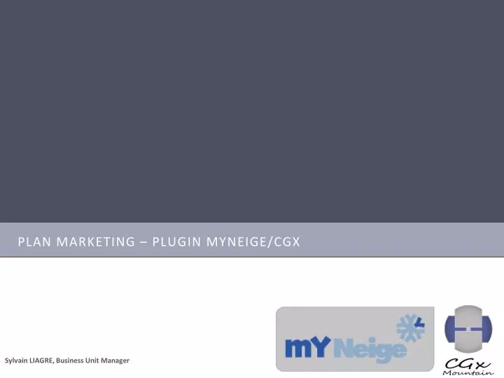 plan marketing plugin myneige cgx