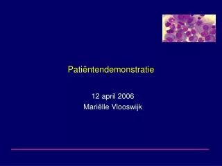 pati ntendemonstratie