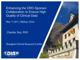 Enhancing the CRO-Sponsor Collaboration to Ensure High Quality of Clinical Data