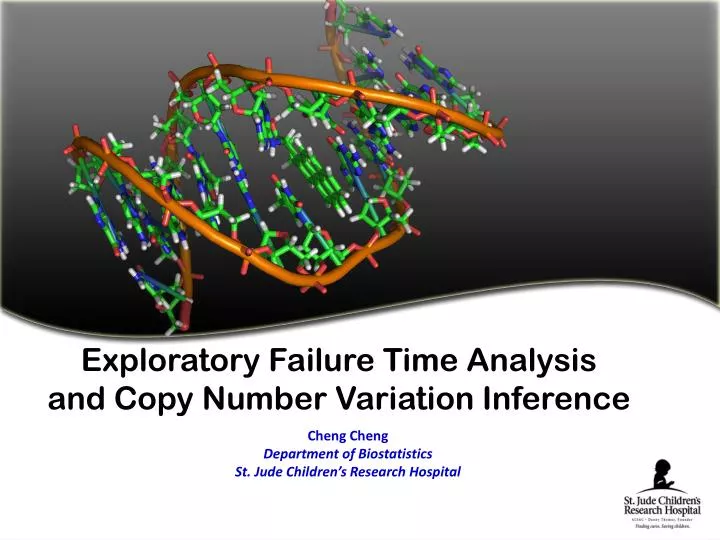 exploratory failure time analysis and copy number variation inference