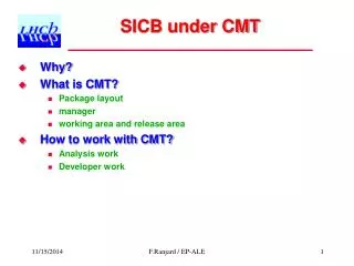 SICB under CMT