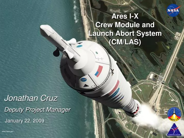 ares i x crew module and launch abort system cm las