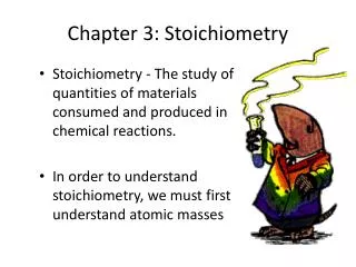 Chapter 3: Stoichiometry