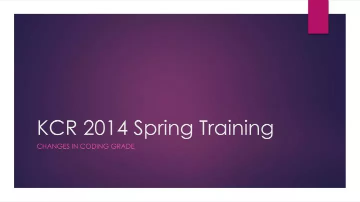 kcr 2014 spring training