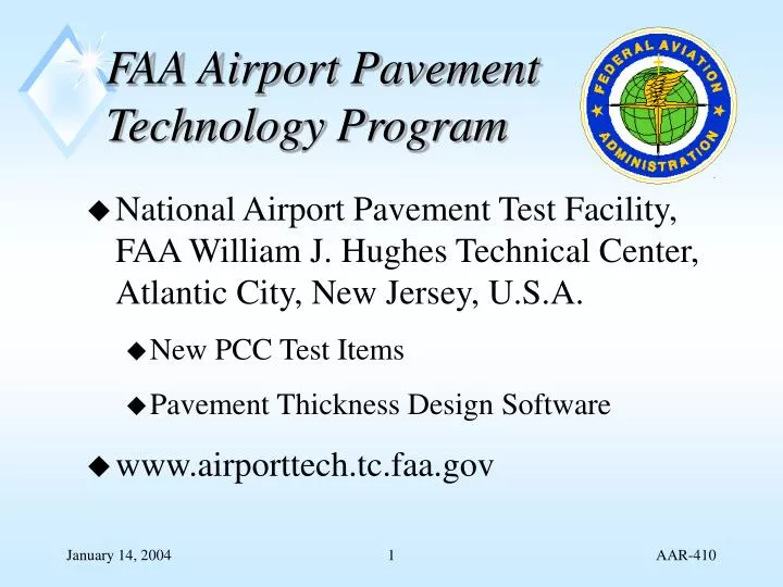 faa airport pavement technology program