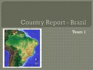 Country Report - Brazil