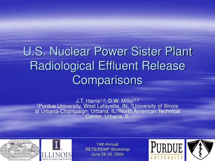 u s nuclear power sister plant radiological effluent release comparisons