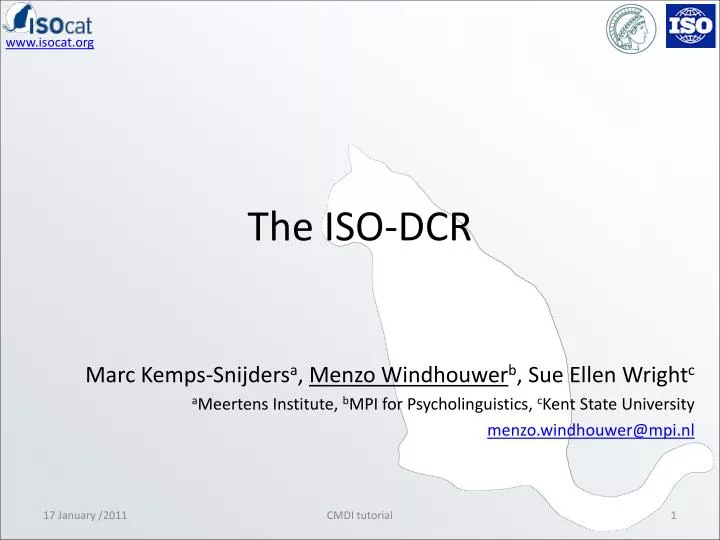 the iso dcr