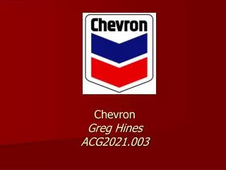 Chevron Greg Hines ACG2021.003