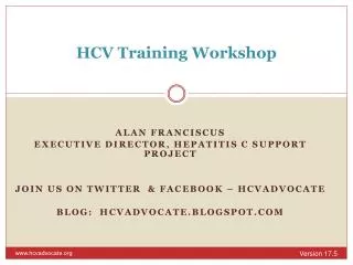 HCV Training Workshop