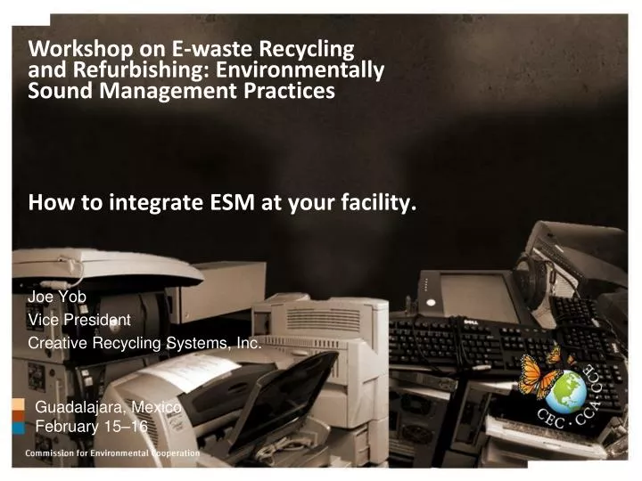 how to integrate esm at your facility