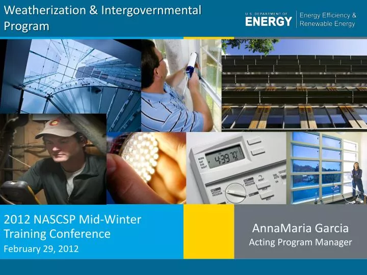 weatherization intergovernmental program