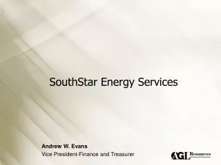 SouthStar Energy Services