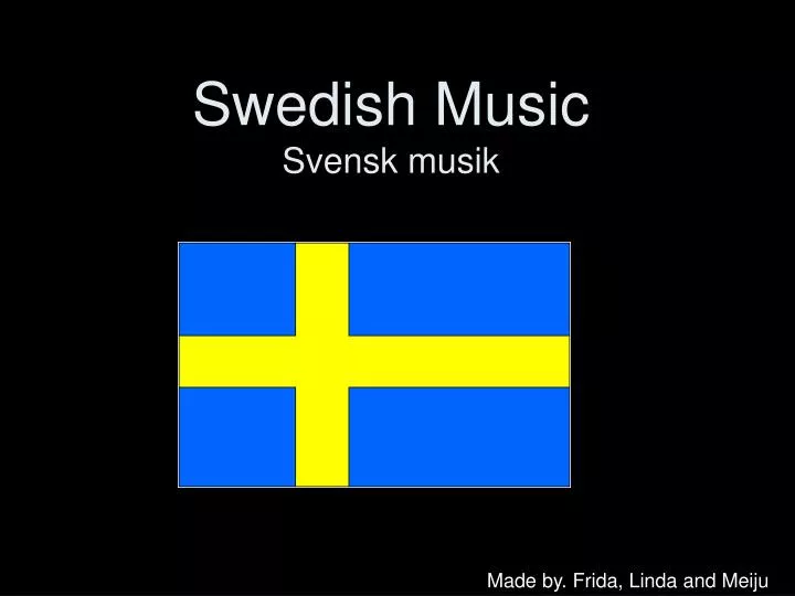 swedish music svensk musik