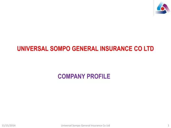 universal sompo general insurance co ltd