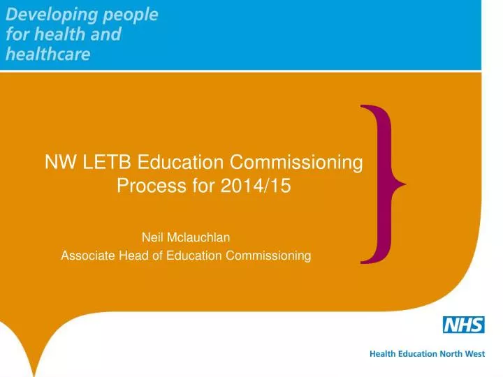 nw letb education commissioning process for 2014 15