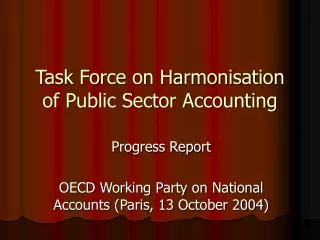 Task Force on Harmonisation of Public Sector Accounting