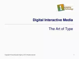 Digital Interactive Media