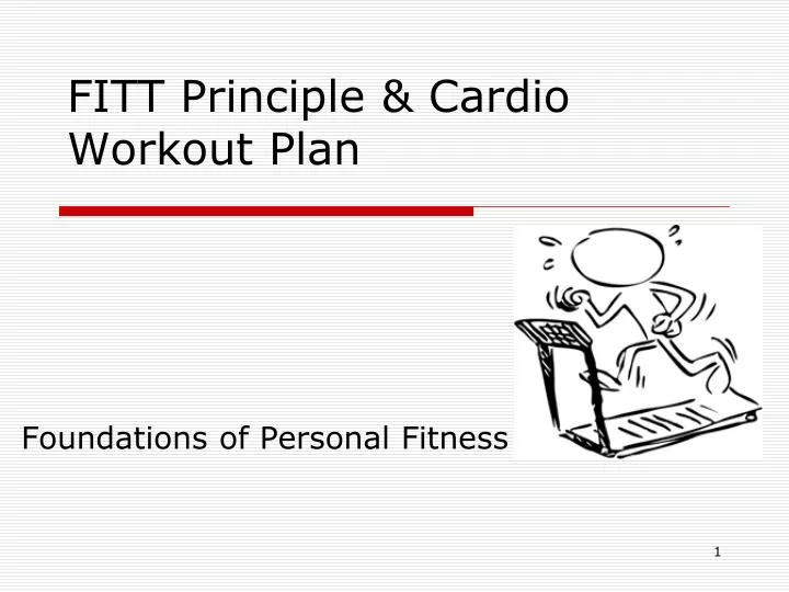 fitt principle cardio workout plan