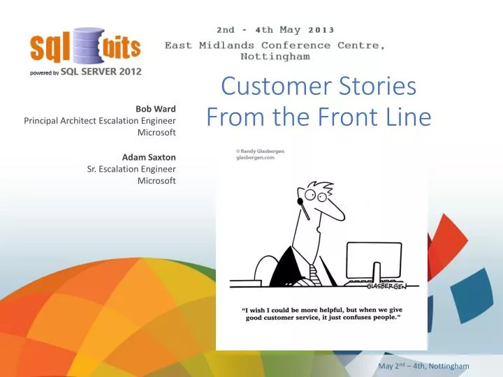 customer stories from the front line
