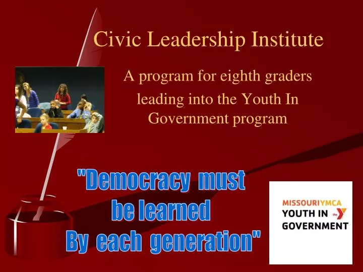 civic leadership institute