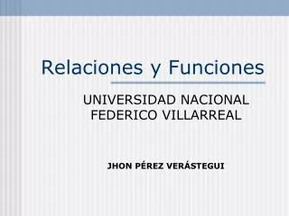relaciones y funciones