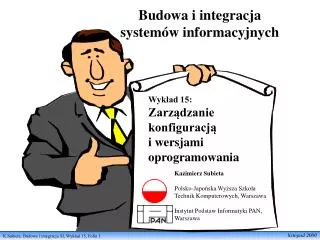 budowa i integracja system w informacyjnych