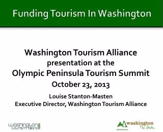 Funding Tourism In Washington