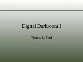 Digital Darkroom I