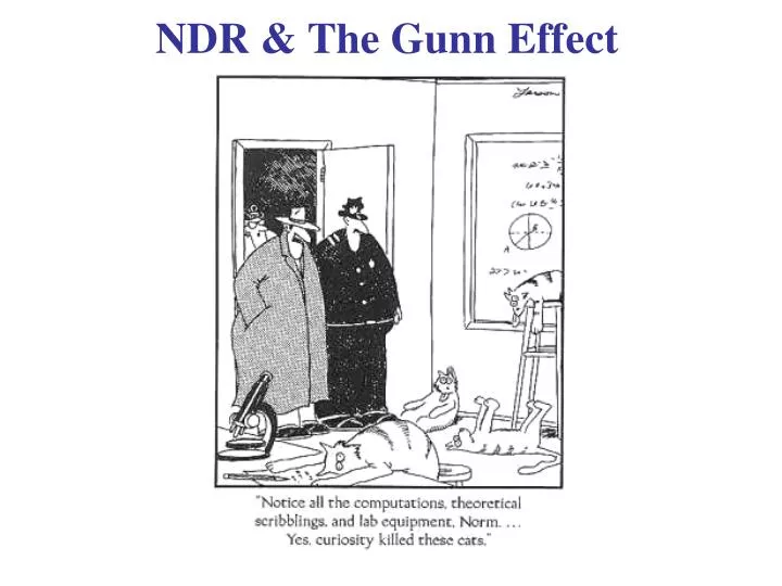 ndr the gunn effect