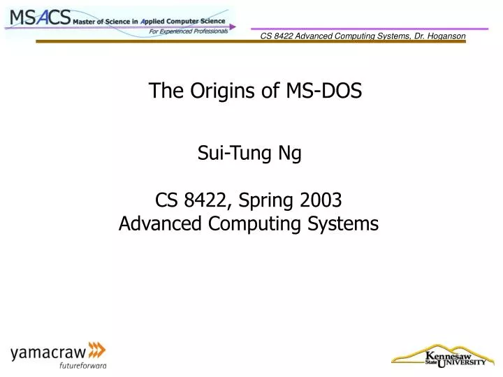 the origins of ms dos