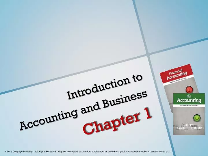introduction to accounting and business