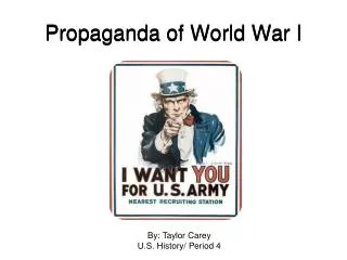 Propaganda of World War I