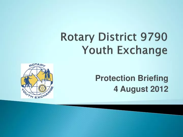 rotary district 9790 youth exchange