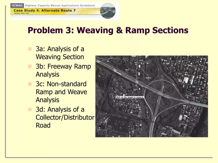 problem 3 weaving ramp sections