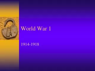 World War 1