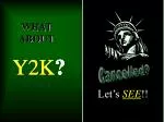 Y2K: A Cancelled Apocalypse - Charting the Book of Revelation - slide 1