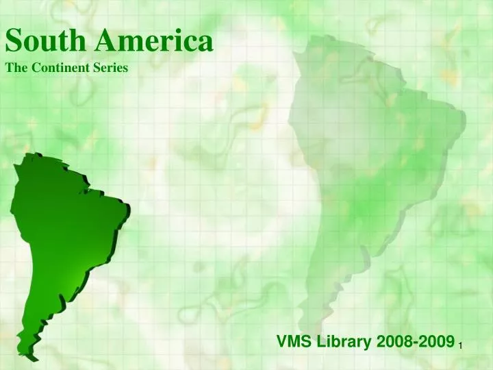 south america the continent series