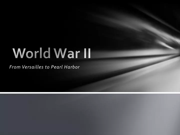 world war ii