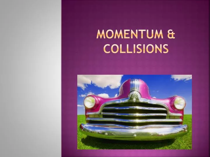 momentum collisions