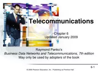 Telecommunications Chapter 6 Updated January 2009