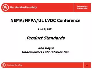 LVDC standards development