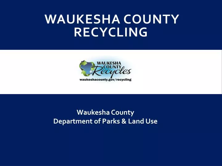 waukesha county recycling