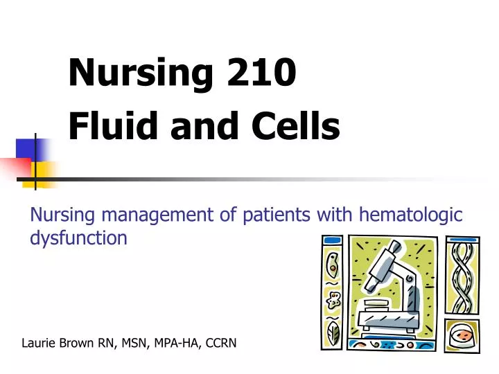 nursing 210 fluid and cells