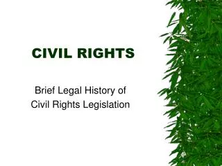 civil rights