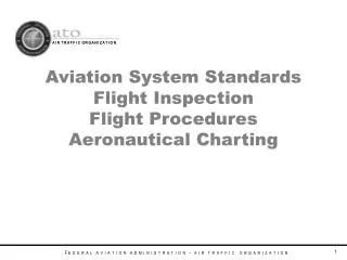 Aviation System Standards Flight Inspection Flight Procedures Aeronautical Charting