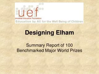 Designing Elham