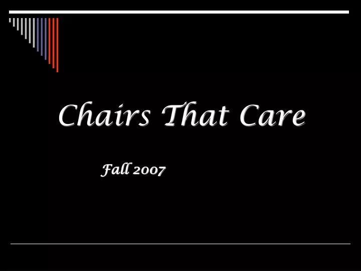 chairs that care