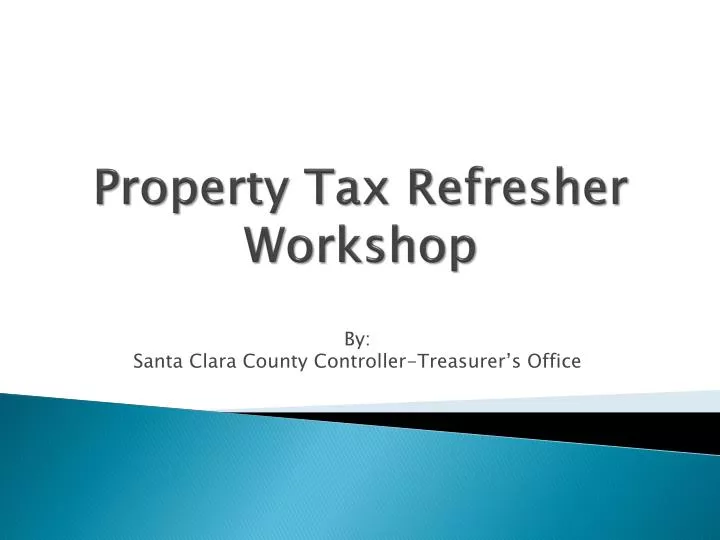 property tax refresher workshop